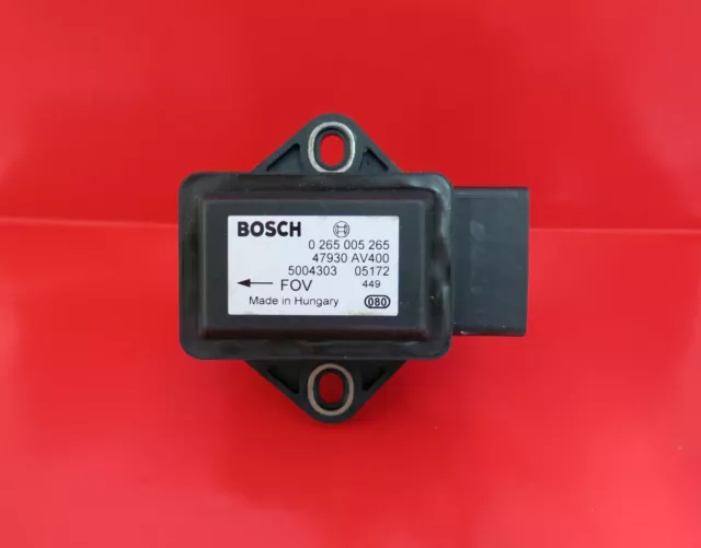 Generalüberholt ESP Duo-Sensor Bosch 0265005265 Nissan Primera, Note, Micra III