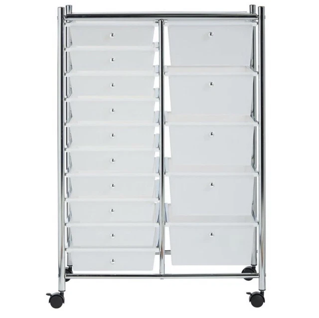 Carro cajón de carro de almacenamiento salón oficina móvil cajón de carro ruedas domésticas 15