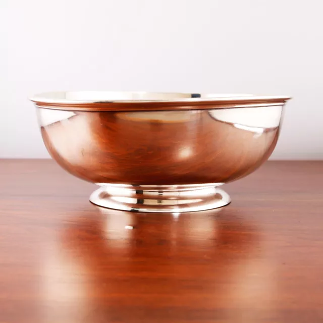 Large Richard Dimes Arts & Crafts Sterling Silver Center Bowl #335 Refined