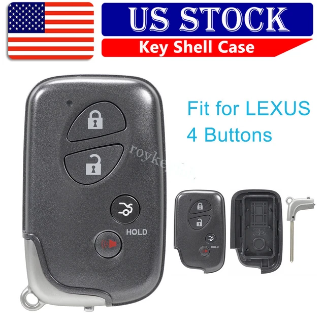 Smart Key Fob Shell Case for 2005 2006 2007 2008 2009 2010 2011 2012 LEXUS ES350