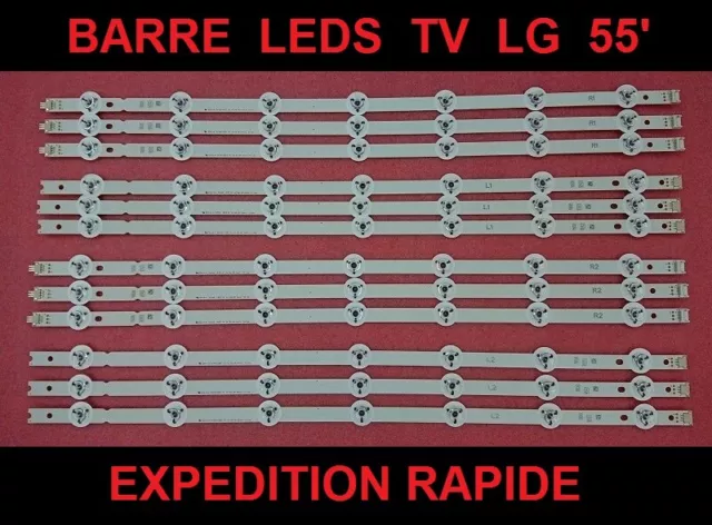 Bande Led Reparation Pour 55Lb7200 55Lb730V 55Lb670V 55Lb700V Lc550Duh (Pg)(F1)