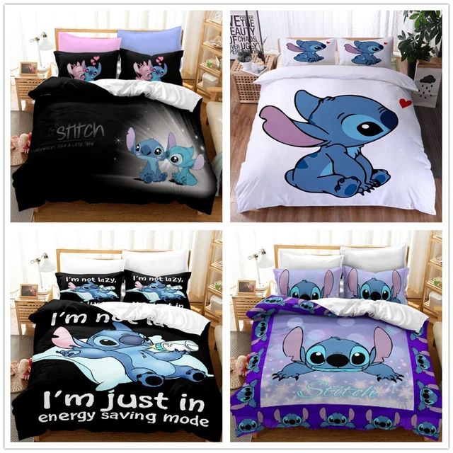 KIDS BEDDING SET Lilo Stitch 3D Duvet Cover Quilt Cover Pillowcase