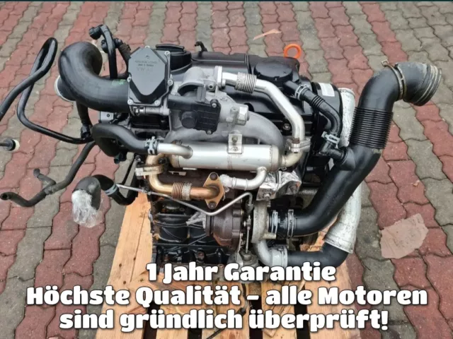 MOTOR VW T5 1.9 TDI BRR Komplettmotor 122000 km EUR 2.944,22