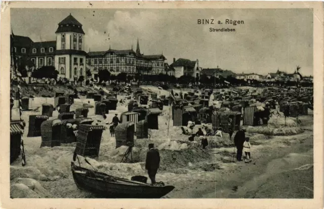 CPA AK Insel RÜGEN BINZ Strandleben GERMANY (670564)