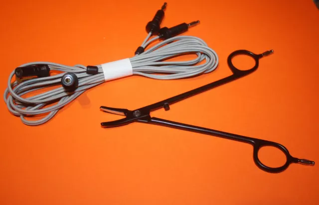 Non Stick Bipolar Artery Sealer Forceps Reusable 6.5" length 4mm Pin with cord