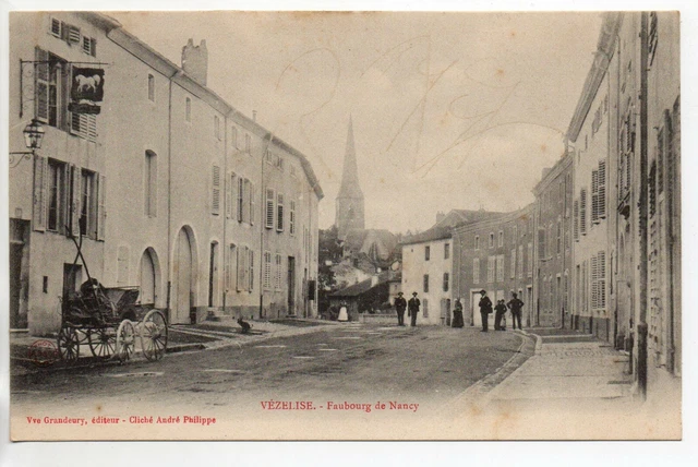 VEZELISE - Meurthe et Moselle - CPA 54 - le faubourg de Nancy