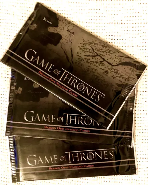 Game Of Thrones 2012 Rittenhouse Season 1 Original Trading Card Packs Sealed-New