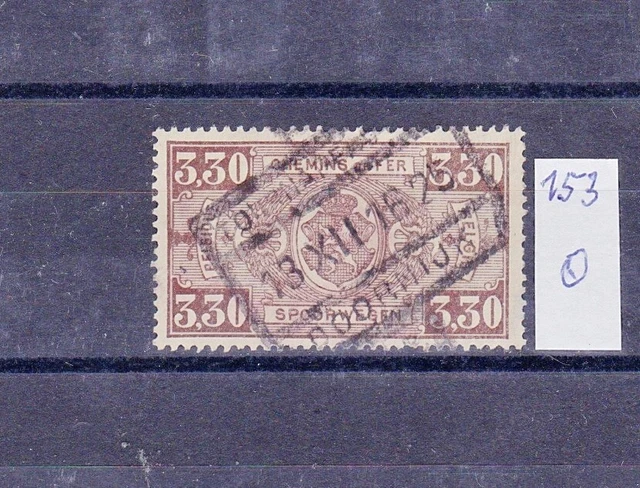 Briefmarken Belgien Eisenbahnpaketmarken: Mi. Nr. 153 gestempelt