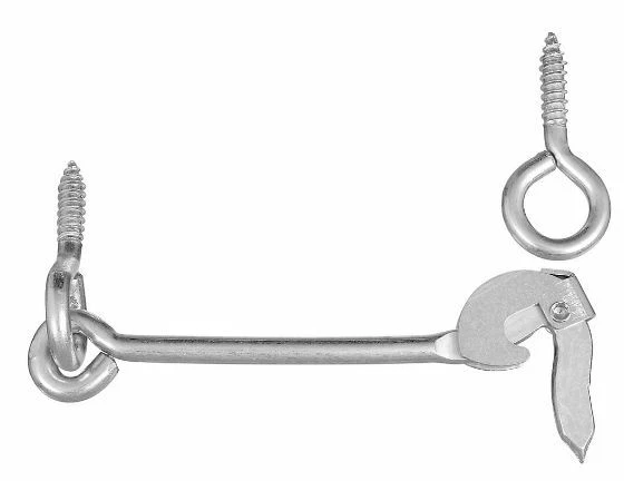 National Hardware N122-671 Safety Gate Hook, 6", Zinc Plated
