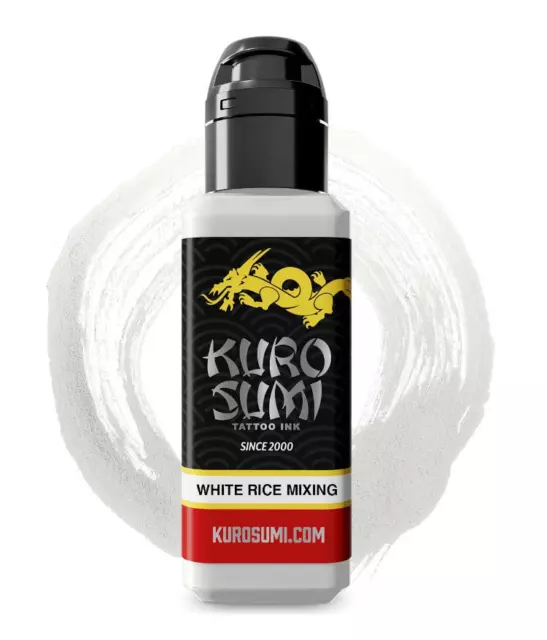 KURO SUMI Tattoo Ink ● WHITE RICE MIXING ● 44ml (1.5oz) ● Authorised Distributor