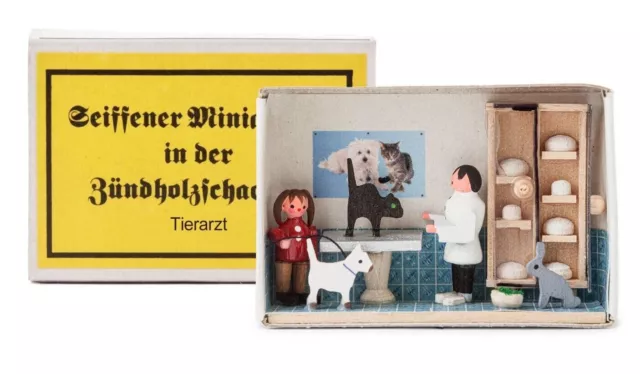 Seiffener Miniatur in der Zündholzschachtel Arbeit und Beruf Erzgebirge