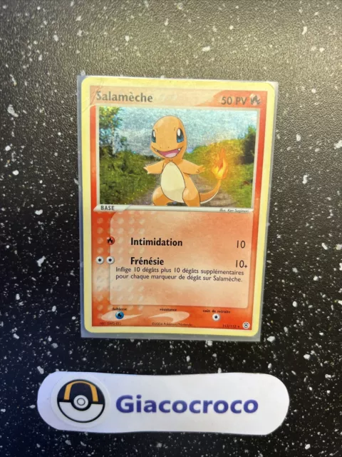 Pokemon Secret Salamech Card Ex Red Fire Green Sheet 113/112 French Swirl