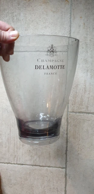 N°1226 seau à champagne avec bouteille relief en papier lavande découpage fin - Un grand marché