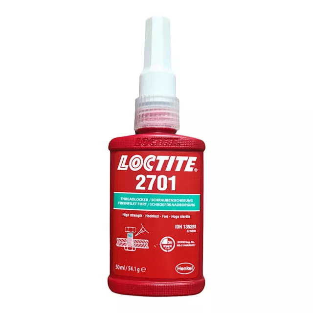 Loctite 2701 50ml Kleber für Gewindeverbindungen Schraubensicherung