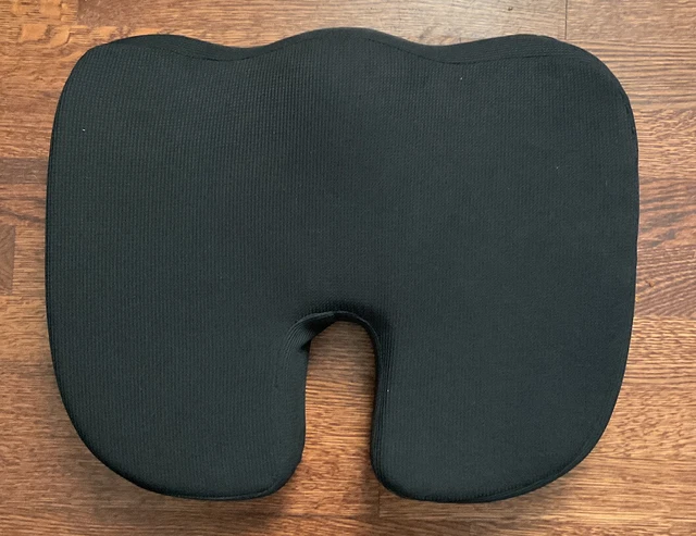 5 Star United Seat Cushion Pillow for Office Chair - Memory Foam Firm Coccyx Pad
