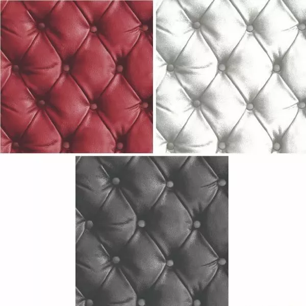 New Luxury Arthouse Desire Faux Leather Quilted Effect 10M Wallpaper Roll