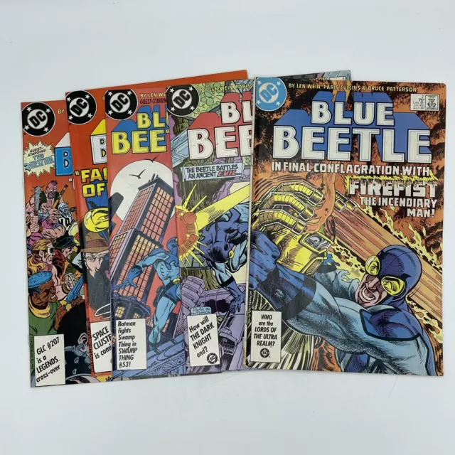 Blue Beetle #2 4-7 Firefist Question Doctor Alchemy DC Comics 1986 Lot of 5