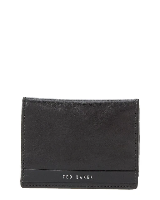 Ted Baker Stuey Leather Card Holder Men's Black O/S