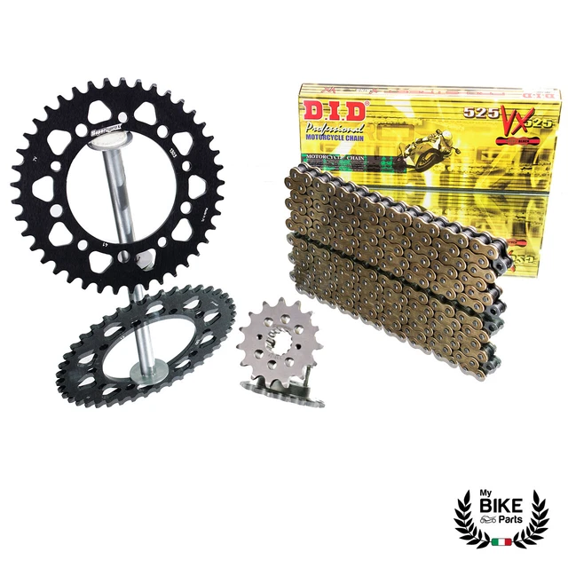 Chain Kit DID 525 VX3 Kawasaki ZX-10 R Supersprox Steel Black 17/42