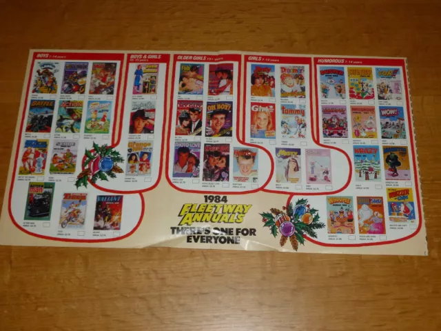 EAGLE Comic - FLEETWAY ANNUAL 1984 - "Flyer"