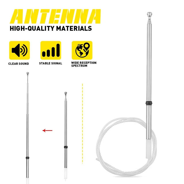 thumbnail interactive-video image 1 of Toyota Land Cruiser LX470 1999-2007 Genuine OEM Antenna With Holder – 86300-60161 1 of 5
