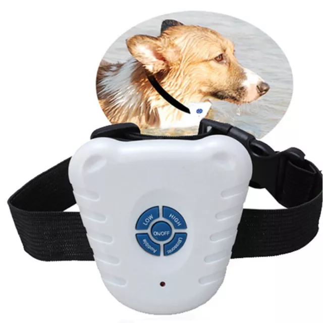 Dog Pet Stop Barking Collar Anti Bark Ultrasonic Sound Training Aid Control Tool