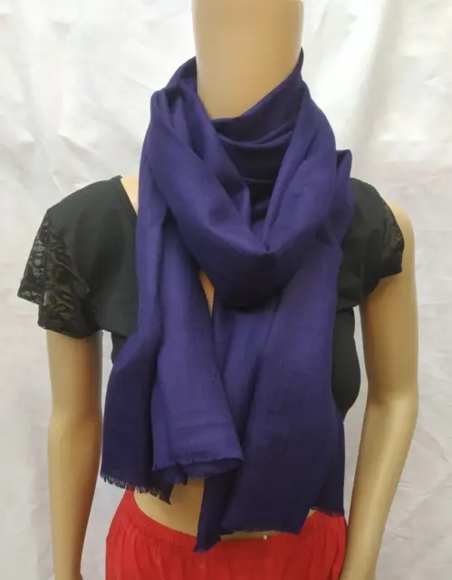 BEAUTIFUL REVERSIBLE PHULKARI Decor Wool Shawl Women Jacquard Wrap