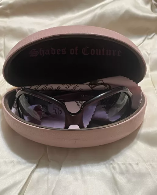 Juicy Couture Sunglasses, "Falling for Juicy", with case, oversized