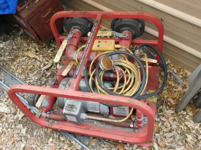 Rice Hydro EL Hydrostatic Test Pump Fire Dept 1 HP 120V Orlando Rice Hydro EL Hydrostatic Test Pump Fire Dept 1 HP 120V Orlando