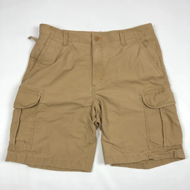 LL Bean Cargo Shorts Mens 36 Rip Stop Canvas Allagash Rugged Tactical