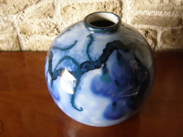 Vase Boule Bleu Camille Tharaud 2