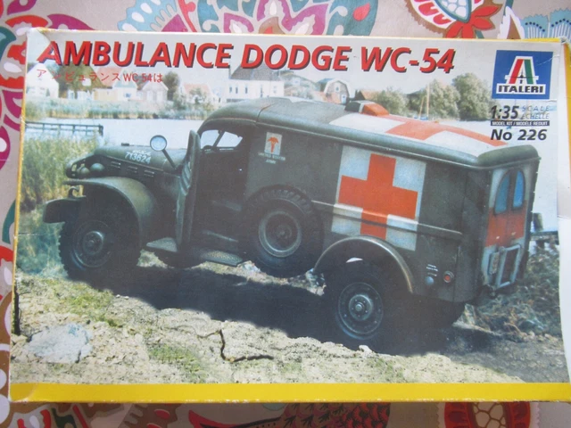 Maquette Italeri 1/35 – Dodge Truck WC 62 – WWII Américain – Réf 230
