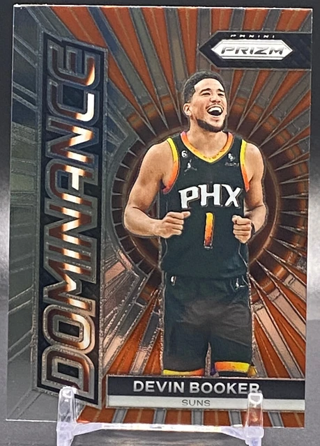 Carte Devin Booker Panini Prizm 2023 – Red Pulsar /299 – Suns #58, Quasi Neuve