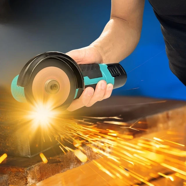 Mini Smerigliatrice Flex 12V 19500 RPM 76 Mm Con Valigetta Mini Smerigliatrice Angolare Flex A Batteria 12V - 76mm, 19500 RPM, 2 Batterie Al Litio, Con Valigetta Smerigliatrice Angolare 12V 76mm - Foto 3