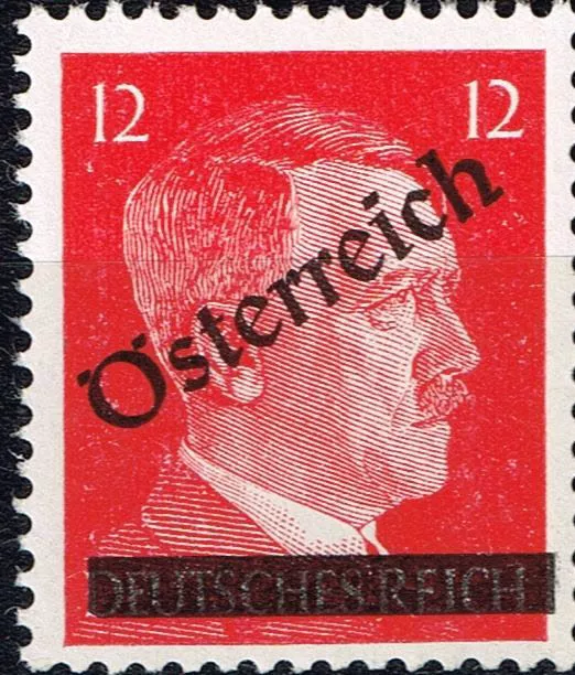 Austria Germany WW2 Liberation in 1945 Hitler Kaput stamp MLH