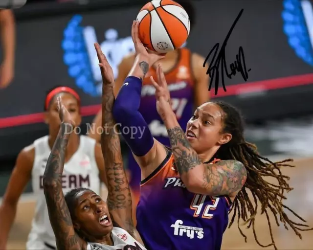 Brittney Griner Signed Photo 8X10 Rp Autographed Picture