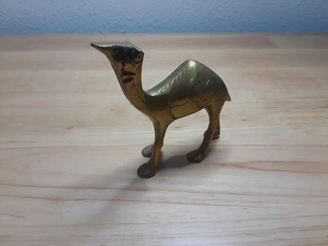 Vintage Indian Brass Camel Antique