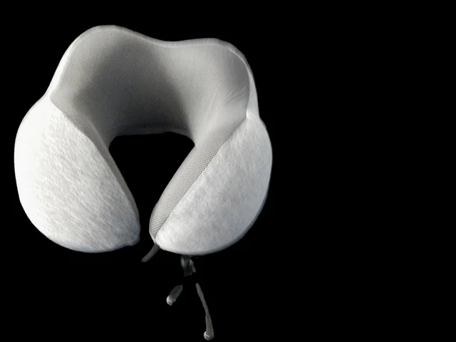 U-Shaped Memory Foam Travel Pillow Neck/Head Support /Airplane Sleep NWOB 5