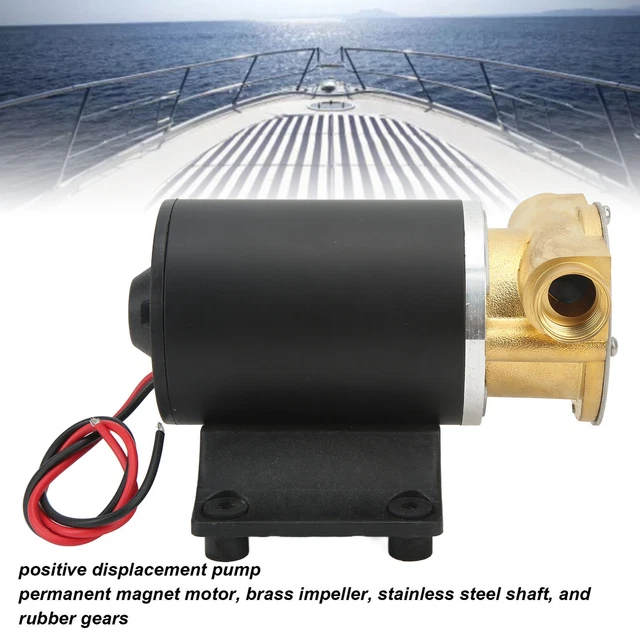 (24 V) Pompa di sentina girante 6 GPM pompa acqua di mare resistente alla corrosione 3/8 porte per