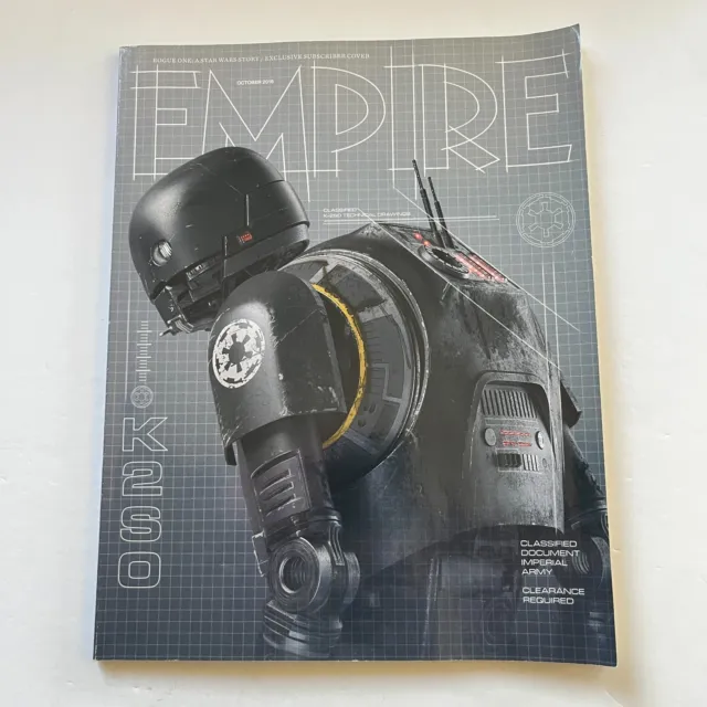 Empire Magazine October 2016 #328 Star Wars Rogue One The Greasy Strangler