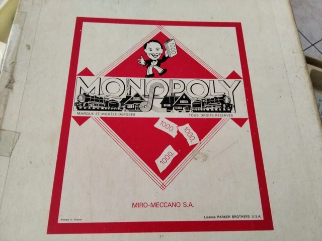 Jeu De MONOPOLY MIRO Paris Galeries Lafayette 1961 - Édition Vintage - Complet