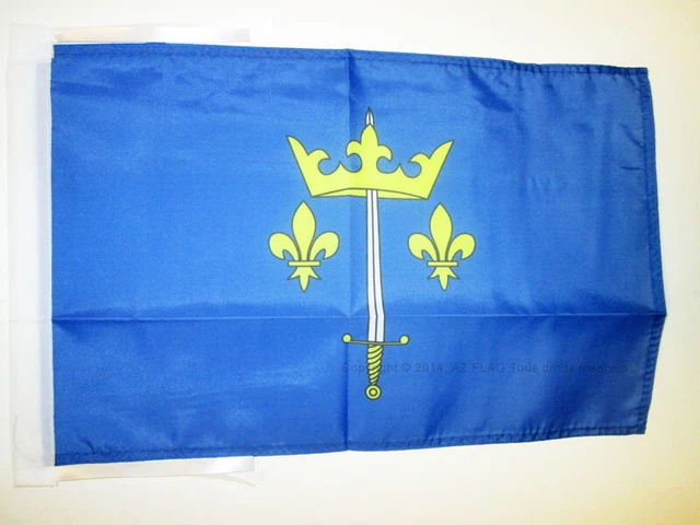 Drapeau Jeanne D'Arc 150x90 Cm - 100% Polyester, Fourreau Et Cordelette, Résistant Intérieur/extérieur