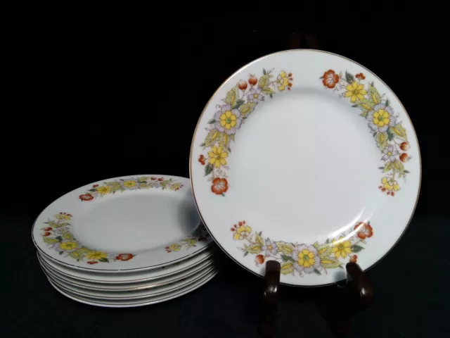 6 Signature Collection China Oriental Garden118 Bread/Dessert Plate Japan 6.3/8"