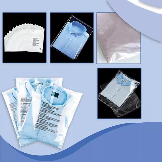 Garment bags clear cellophane plastic self seal packaging i.e Clothing, T-Shirts 2