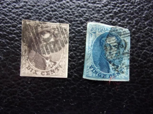 Belgien - Briefmarke Yvert / Tellier N°10 Gestempelt (11 Verdünnt) (cyn26)