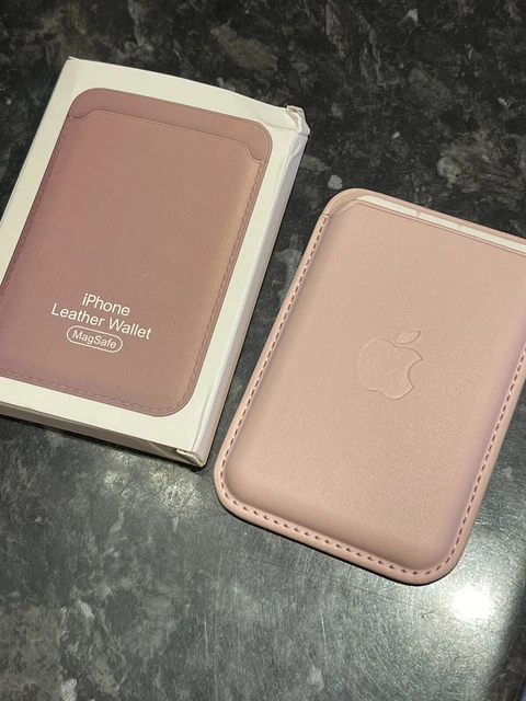 Apple Leather Wallet with MagSafe for iPhone 12/13/14/15 Series - Pink