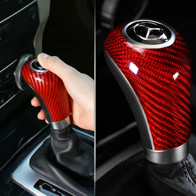 RED GEAR SHIFT Knob Decal Cover For MercedesBenz W204 W212 A C E G GLS