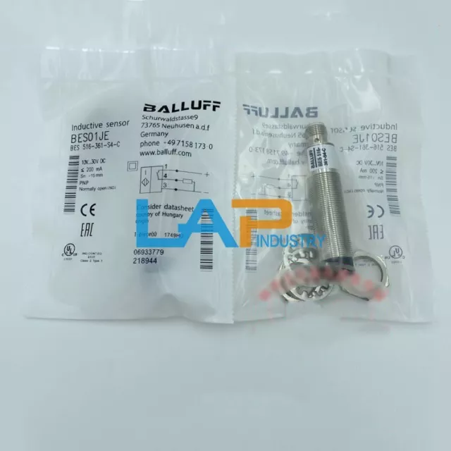 QTY:1 for BALLUFF BES01JE BES 516-361-S4-C 10-30VDC Inductive proximity switch