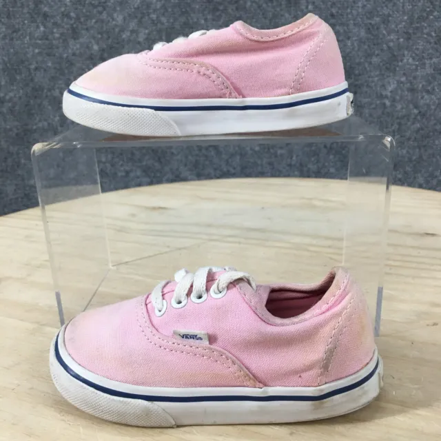 Vans Shoes Toddler 6.5 Era Casual Sneaker Pink Canvas Lace Up Comfort 4501486549