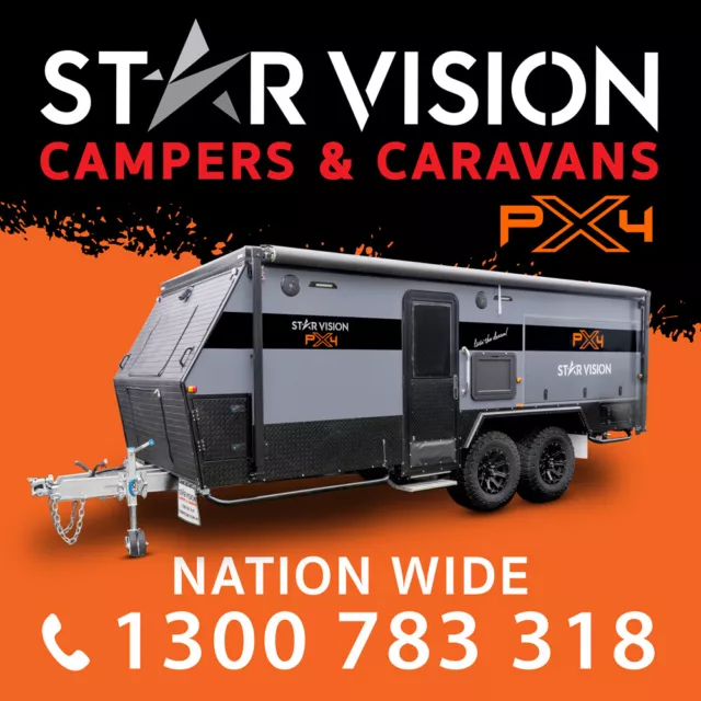 STAR VISION PX4 Pop-Top Hybrid Off Road Camper Trailer Caravan